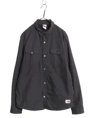 【お得なクーポン配布中!】 ノースフェイス シャツ ジャケット メンズ L アウトドア ブルゾン ジャンパー コットン ボア パイル フリース ライナー付き 長袖シャツ 灰