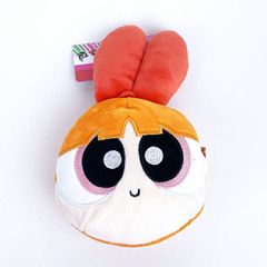 파워 퍼프 걸즈 블러섬 카라비나 봉제 인형 지퍼 마스코트