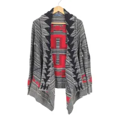 ラルフローレン RALPH LAUREN ネイティブ柄 カシミヤ混 ボタンレスカーディガン メンズ import：S 