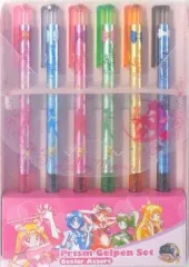 【中古】ペン 美少女戦士セーラームーン プリズムゲルペン6色セット