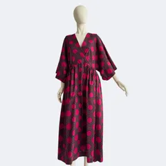 DRIES VAN NOTEN*プリントシルクスリップワンピース ドレス 花柄 org.jpg