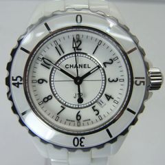 CHANEL （シャネル ）J12 33ｍｍ  H0968　白セラミック　クォーツ　レディース時計