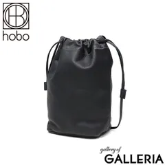 ホーボー ショルダーバッグ メンズ レディース 斜めがけバッグ ブランド hobo 斜めがけ 軽量 革 小さめ 上品 巾着型 日本製 3L HB-BG4508 BLACKのサムネイル