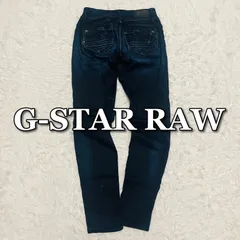 【USED】ジースターロゥ G-STAR RAW MIDGE CODY MID SKINNY レディース スキニーデニムパンツ ストレッチ ダークブルー W24