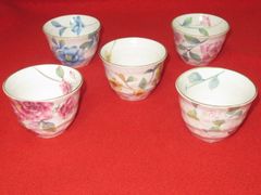 煎茶揃　ばらぞの煎茶揃　美濃焼　和藍