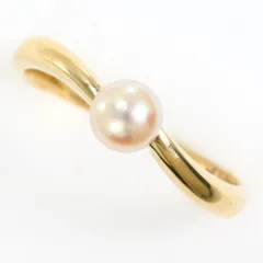 K9YG　リング　指輪　11号　パール（真珠）　約4.5mm　総重量約1.3g