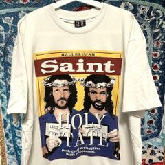 amen GOD ティーシャツ 夏 半袖 メンズ 新品 XL ２XL ホワイト white Jesus 半袖 reprint Tシャツ 夏 新品 お洒落DOPE レトロ 個性的 奇抜  攻め 前衛的 ビンテージリプリント vintage riprint 古着