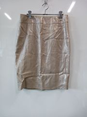 c90●ANNEKLEIN●アンクライン●リネン100%●タイトスカート●size4●ベージュ