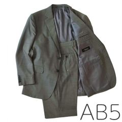 極美品 ヴィンテージ セットアップ AB8 グレー ウール混 大きいサイズ