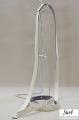 ハンドメイド  国内材料＆国内生産　２㎝幅&超ロング 本革ギターストラップ　ホワイトシュリンク