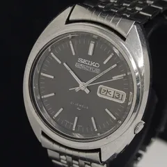 稼働】 SEIKO5 ACTUS 自動巻き カットガラス メンズ 新品ベルト 2025年