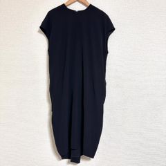 ENFOLD Double Cross Back Twist French Sleeve Dress, Size 36