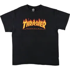 古着 スラッシャー THRASHER ファイヤーパターン サーフ スケートTシャツ メンズL相当/eaa578145のサムネイル