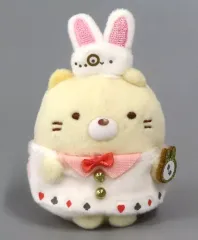 【中古】ぬいぐるみ ねこ(しろうさぎ) てのりぬいぐるみ ふしぎの国のすみっコテーマ 「すみっコぐらし」 ロフト＆サンエックスネットショップ限定