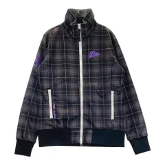 サイズ：L FILA GOLF フィラゴルフ  裏起毛長袖ジップジャケット チェック柄 ブラウン系 [240101541104] ゴルフウェア レディース ストスト