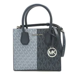 マイケルコース バッグ MICHAEL KORS MKシグネチャー コーティングキャンバス 2WAY 35F4SM9M2B NAVY MULTI アウトレット レディース