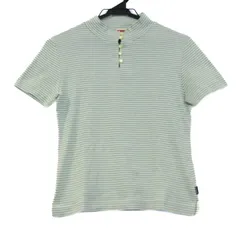 マックレガー 半袖Ｔシャツ トップス カットソー ボーダー柄 レディース Mサイズ 緑×白 McGregor 【中古】