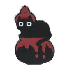 【ピンズ】送料無料 クロ ネコ ねこ キャット 猫 ブローチ ピンバッチ アクセサリー ブローチ 猫グッズ 千葉 猫雑貨 Cats PINS