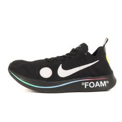 OFF-WHITE オフホワイト サイズ:27.0cm / NIKE ZOOM FLY MERCURIAL FLYKNIT (AO2115-001) / ナイキ ズーム フライ マーキュリアル フライニット / ブラック / US9 / コラボ 別注【中古】