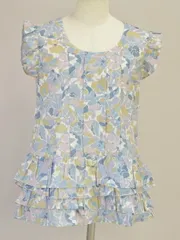 カレンウォーカー KAREN WALKER ノースリーブシャツ 花柄 US 2サイズ マルチカラー ニュージーランド製 レディース s_z F-S2874のサムネイル