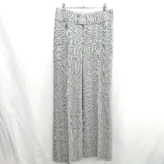 ◇ Θ BANANA REPUBLIC バナナ・リパブリック 千鳥柄 スラックスパンツ サイズ2 グレー ブラック レディース E  【1412090029752】