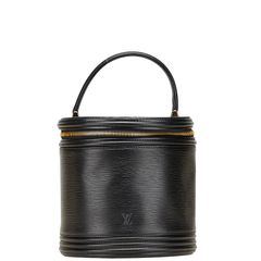 ルイ ヴィトン エピ カンヌ バニティバッグ ハンドバッグ M48032 ノワール ブラック レザー レディース LOUIS VUITTON【1-0220158】