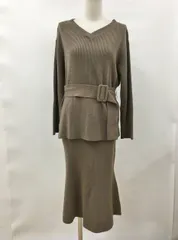 スナイデル Snidel ニットセットアップ F ベルト付き 2502WS138