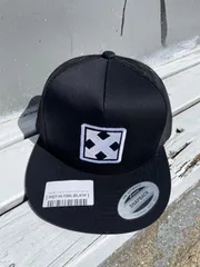 【オープン記念セール】H-Street (エイチストリート) メッシュキャップ 帽子 Mark Logo Mesh Trucker Hat Black スケボー SKATE SK8 スケートボード