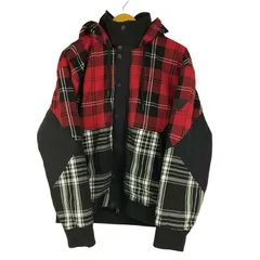 ゲス GUESS チェックフーディージャケット メンズ  Mのサムネイル