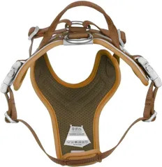 フルッタ (Hurtta)ウォーリアハーネス (40-45cm, キャメルブラウン)  愛犬　ドッグラン　散歩　運動　反射テープ付き　ハンドル付きのサムネイル