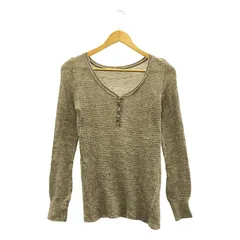 Deuxieme Classe / ドゥーズィエムクラス | コットン ウール Henly Long Tシャツ ニット | F | グレージュ | レディース