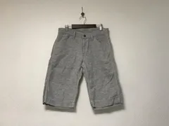本物オムニゴッドOMNIGODリネン麻コットンワークハーフショートパンツミリタリーサーフアメカジワークスーツゴルフメンズライトグレー2M日本製のサムネイル