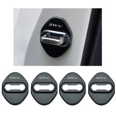 【特価商品】Haoshilianfa ホンダに適用 新型ZR-V/ZR-V RZ3 RZ4 RZ5 RZ6 RZ系(2023年4月～) に適合 ドアストライカーカバー専用 ドアロックカバー ステンレスカバー 簡単取り付け メタリック 4個セット