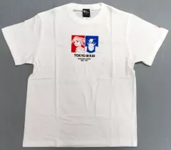 衣類　佐野万次郎 過去と現在Tシャツ ホワイト Sサイズ 「東京卍リベンジャーズ 初原画展 ～渋谷 黄塔 決起集会～」 中古】衣類 佐野万次郎 過去と現在Tシャツ ホワイト Sサイズ