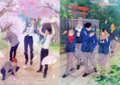 【中古】クリアファイル 集合(音駒/冬＆梟谷/春) 春夏秋冬シリーズA4クリアファイル2枚セット 「ハイキュー!!」