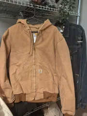 極美品　カーハート　USA製　アクティブジャケット　ブラウン　carhartt carhartt USA カーハート アクティブジャケット ダック ブラウン