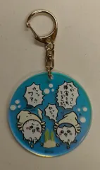 グレイ・パーカー・サービス オーロラアクリルキーホルダーコレクション ちいかわ水族館 捕食（イカ）