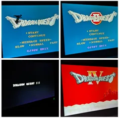 ファミコン カセット ドラゴンクエスト　Ⅰ Ⅱ Ⅲ Ⅳ 4本セット　ドラクエ　1 2 3 4 ソフト