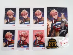 9点セット にじさんじ ウィンターデート2023 セラフ・ダズルガーデン メッセージカード・キーホルダー・ステッカー・チェキ風カード