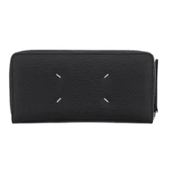 【極上品】Maison Margiela （メゾンマルジェラ） ジップアラウンドウォレット 財布 長財布(小銭入有)  Black S56UI0110 P4455 unused:S【中古】 のサムネイル