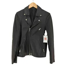 ステュディオス STUDIOUS ダブルライダースジャケット 羊皮 メンズ JPN：2 