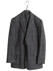 【お得なクーポン配布中!】 ブルックスブラザーズ ウール テーラード ジャケット メンズ L / ブレザー スーツ チェック トラッド シンプル きれいめ マルチカラー 細身