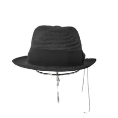 カシラ CA4LA リネン100% ストローハット メンズ  60cmのサムネイル
