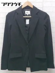 ◇ ＆by P＆D アンド バイ ピーアンドディー シングル 1B 長袖 テーラード ジャケット サイズ36 ブラック レディース 【中古】 【1002801405021】のサムネイル