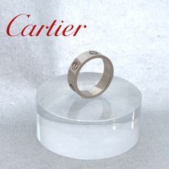 ☆美品☆ カルティエ Cartier ラブリング 750 WG #58 8.7g