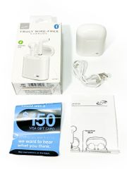iLive 充電ケース付き Bluetooth5.0 ワイヤレスイヤホン TWS オンイヤーコントロール 動作確認済 マイク内蔵