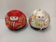 郷土特産民芸品　幸福だるま【中古品】