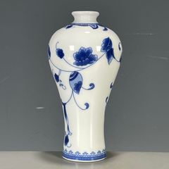 高品質 官窯焼き 茶飲み 湯呑 茶碗 磁器 景徳鎮 置物 青花蓮花枝