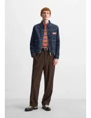 ザラ x ハリーランバート デニム ジップアップ ジャケット