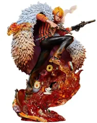 【中古】フィギュア サンジ 「ワンピース」 ワンピース ログコレクション 大型スタチューシリーズ